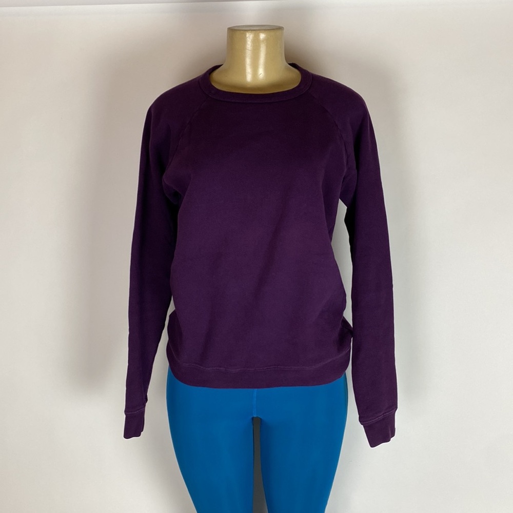 FREE CITY Sweatshirt Giant Open Hand Raglan in Purple women’s Size S - Picture 2 of 10